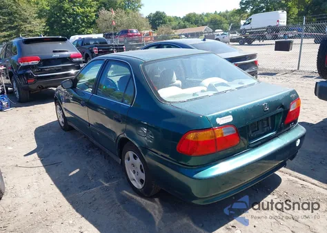 2000 Honda Civic Lx из США, поврежденный, VIN 2HGEJ6670YH524249